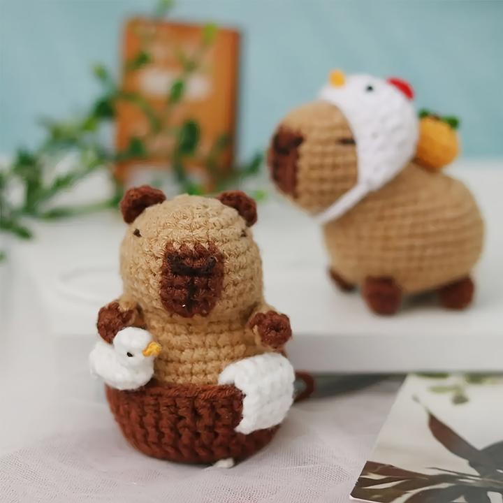 Produktbild Activity Board Capybara Häkelset für Anfänger - Komplettes DIY Bastelset
