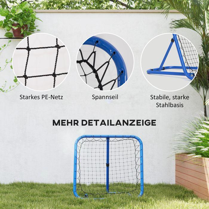 Actual product image Swisshandel24 Rebounder für Fussball, klappbar Fussball Rebounder 63 x 63 cm für Baseball, Blau