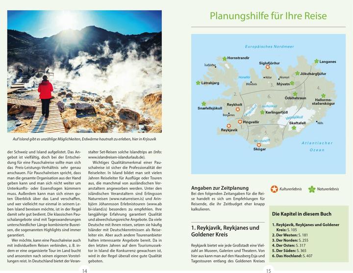 Image du produit Reise-Handbuch Reiseführer Island (Allemand, Sabine Barth, 2023)