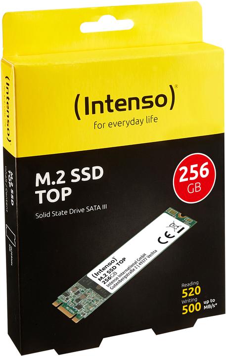 Actual product image Intenso top performance (256 GB, M.2 2280)