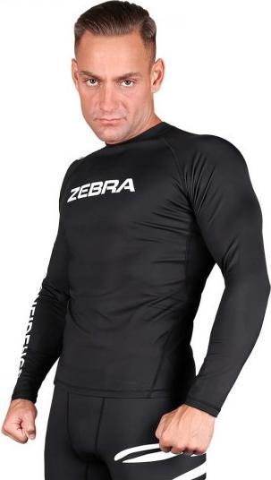 Zebra Athletics RashGuard mit langen Ärmeln (L)