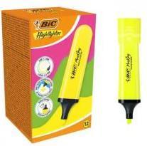 Actual product image Bic Highlighter yellow neon (12 pcs.) (Yellow, 4.60 mm, 12 x)