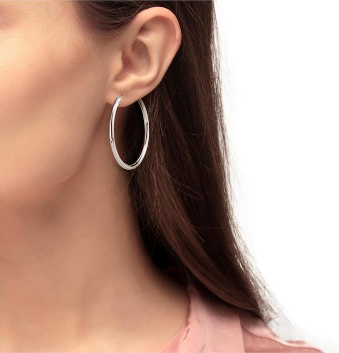 Image du produit Amor Boucles d'oreilles Créoles (Argent 925)