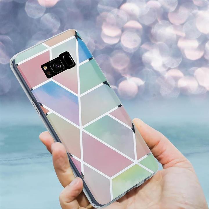 Image du produit Cadorabo Couverture IMD TPU Marbre coloré (Samsung Galaxy S8+)
