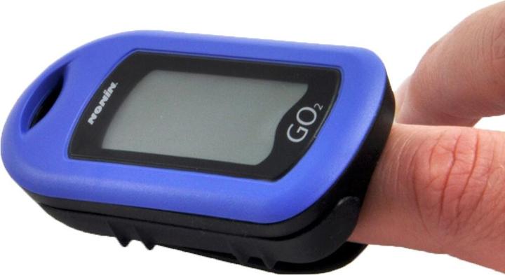 Produktbild Nonin Go2 9590 Vantage Fingerpulsoxymeter rot