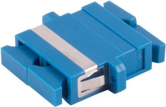 Actual product image Shiverpeaks ®-BASIC-S--Fibre optic connector, SC-SC, duplex, blue