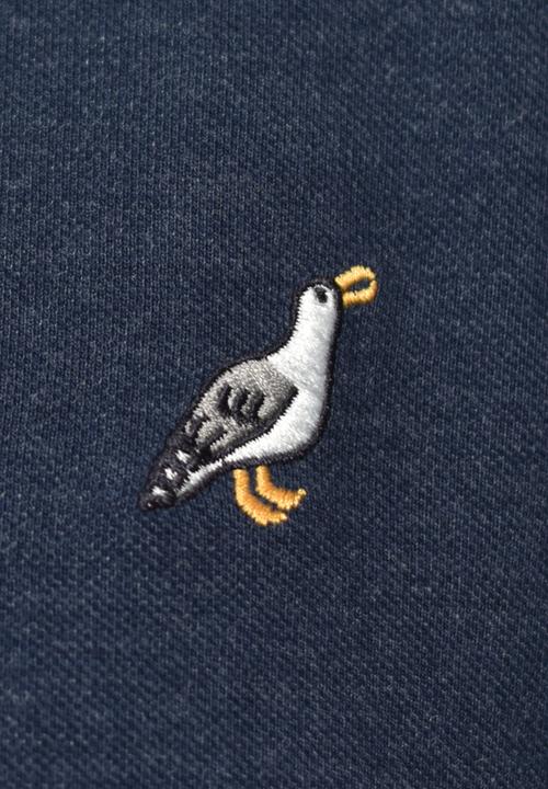 Actual product image Greenbomb Animal Seagull Strike Polo (S)