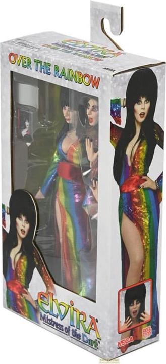Produktbild Neca Elvira, Mistress of the Dark Clothed Actionfigur Over the Rainbow Elvira 20 cm
