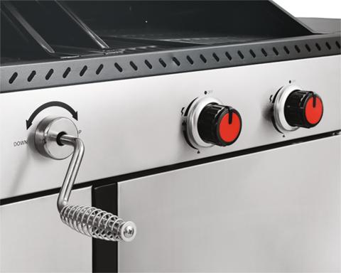 Actual product image Yato Grill ogrodowy gazowo-węglowy 8.2 kW 42 cm x 45 cm (8.20 kW)