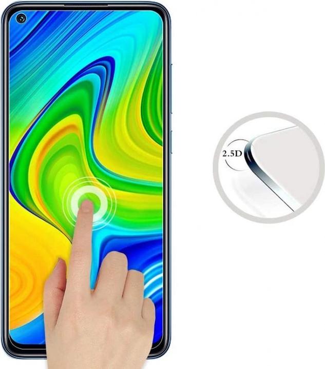 Actual product image Screenguard Xiaomi Redmi Note 9 Protective Glass Film Case Friendly Design (1 Piece, Xiaomi Redmi Note 9)
