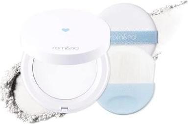 Actual product image Rom&Nd Better Than Finish Finishing Powder Pact Makeup Fix & Matte Sebum Control Blurring Pores Flaw (12 Veiled Rose)