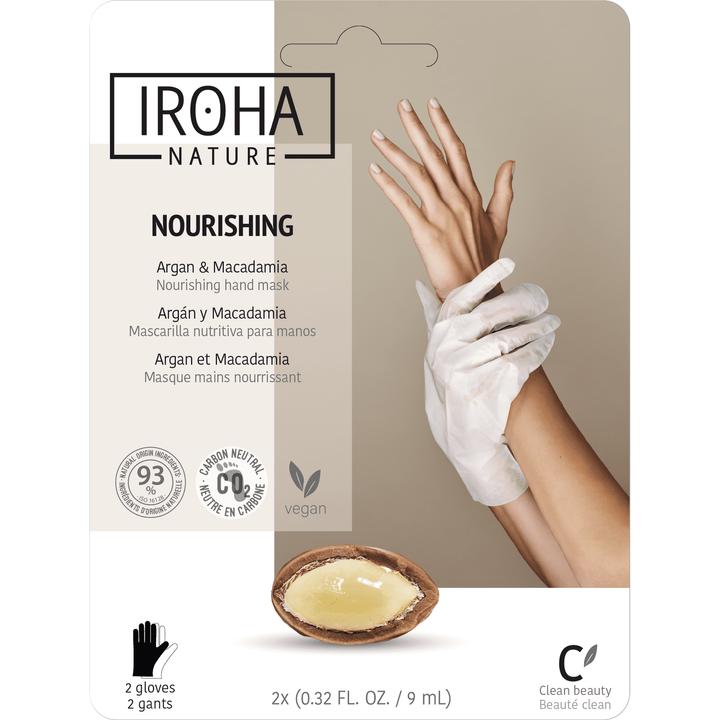 Immagine prodotto Iroha Nature Natura - Maschera per le mani Guanti nutrienti (18 ml)