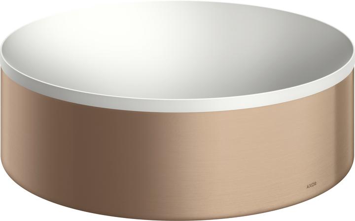 brushed red gold