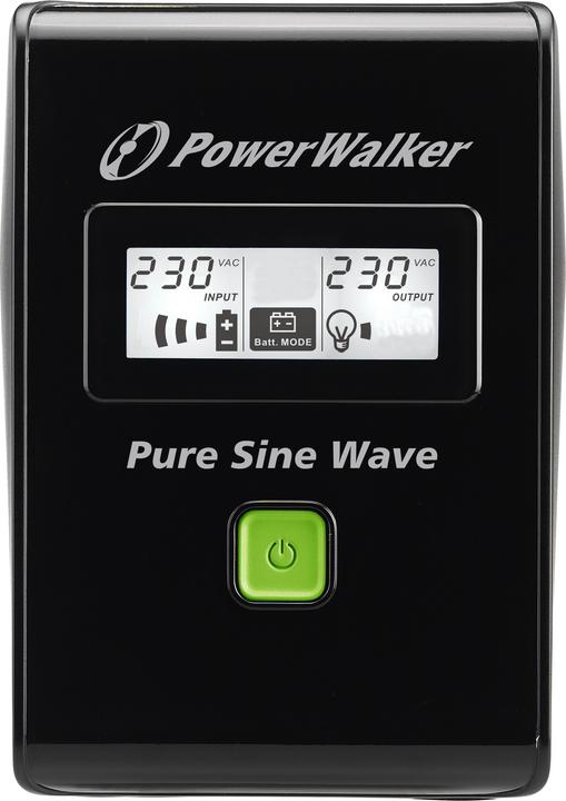 Produktbild Powerwalker VI 600 SW - USV - Wechselstrom 220/230/240 V (600 VA, 360 W, Line-Interaktiv USV)