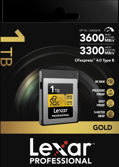 Immagine prodotto Lexar Oro professionale (1000 GB, CFexpress tipo B)