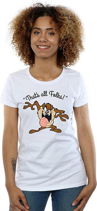 Looney Tunes That's All Folks Taz TShirt aus Baumwolle (S)