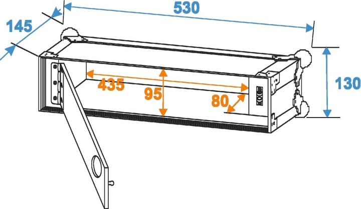 Actual product image Roadinger Transport box (Microphones)