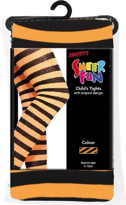 Immagine prodotto Smiffys Collant nero/arancio Kin (Taglia unica)