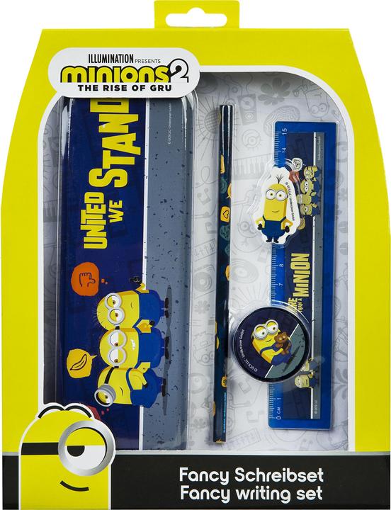 Undercover Schreibset Fancy Minions 5-teilig (Neongelb, Dunkelblau, 5 x)