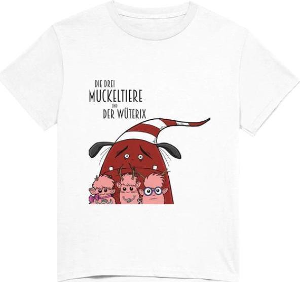 Actual product image Mattern:Kids T-Shirt Three Muckeltier (104)