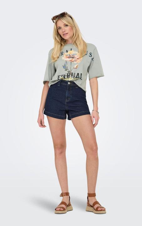 Actual product image Only ONLPARIS Hohe Taille Normal geschnitten Jeans-Shorts Jeans-Shorts (M)
