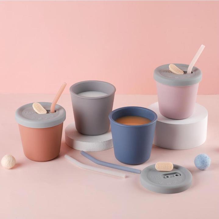 Actual product image Haakaa Drinking cup with tube - Rust