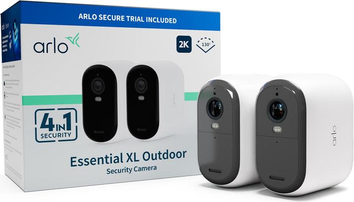 Productafbeelding Arlo Essential XL 2K Outdoor Camera (2560 x 1440 Pixels)