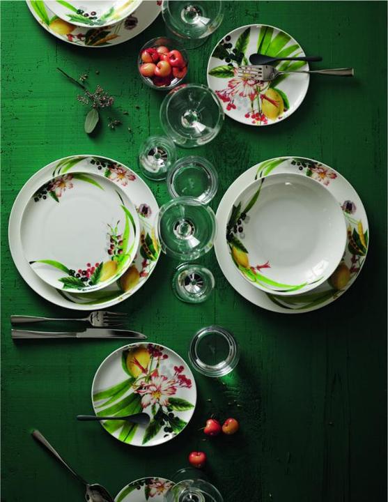 Image du produit Rosenthal Assiette creuse 21 cm - Les Fruits du Jardin (1 x, 21 cm)