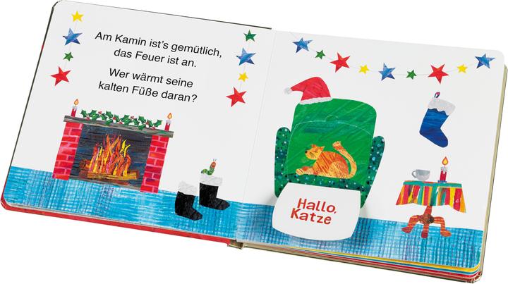 Produktbild Die kleine Raupe Nimmersatt feiert Weihnachten (Deutsch, Eric Carle, 2020)