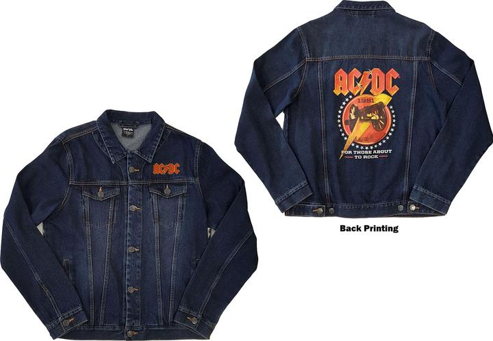 Actual product image AC/DC About To Rock Denim-Jacket (M)