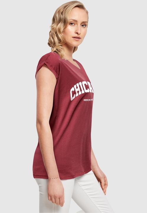 Produktbild Merchcode Ladies Chicago Wording - T-Shirt - 117985 (S)