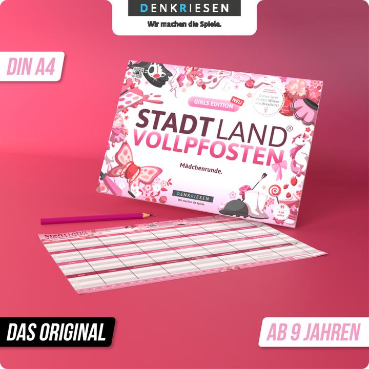Produktbild Denkriesen Stadt Land Vollpfosten - Mädchenrunde (Deutsch)