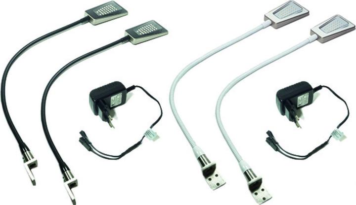 Immagine prodotto L&S Kit di lampade LED esterne 2 pezzi Area Light, lampada di lettura 12 V (150 lm)