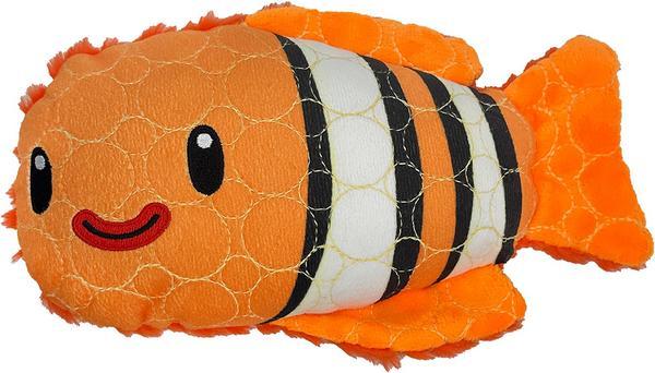 Actual product image Bite Force Built w. Kevlar Tough Plush - klovnefisk (Plush toy dog)