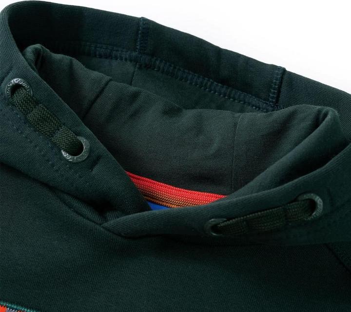 Immagine prodotto VidaXL Maglia con cappuccio per bambini verde scuro 128,Materiale: 92 (128)