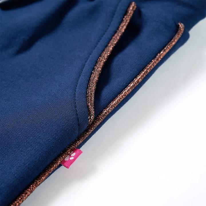Image du produit VidaXL Pantalon enfant avec cordon de serrage Bleu marine 92,Couleur (92)