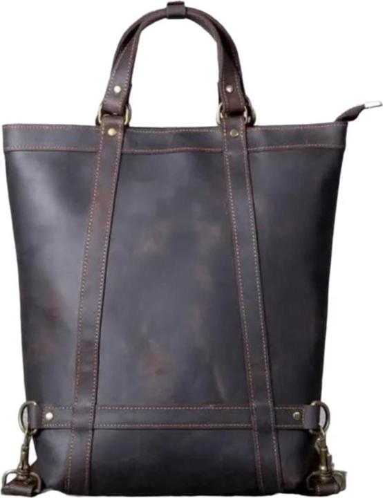 Immagine prodotto Only-Bags.Store Zaino in pelle fatto a mano, borsa in pelle Tote