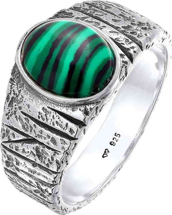 Immagine prodotto Kuzzoi Anello con pietra preziosa, anello con sigillo (66, 925 Argento)