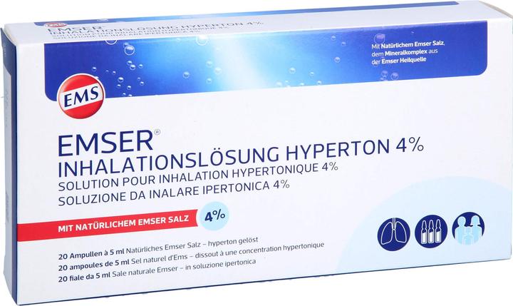 Actual product image Emser Inhalationslösung 4 % hypertonisch