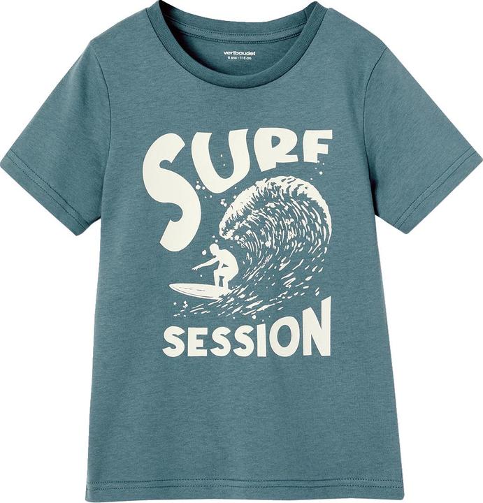 Vertbaudet Jungen T-Shirt BASIC mit Print vorn (104)