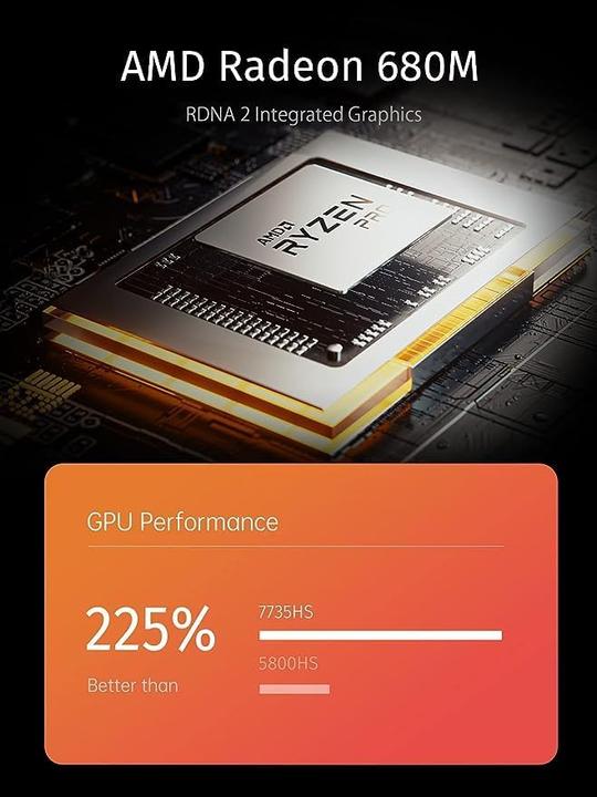 Immagine prodotto Minisforum UM790 Pro (AMD Ryzen 9 7940HS, 32 GB, 1000 GB, Radeon 780M)