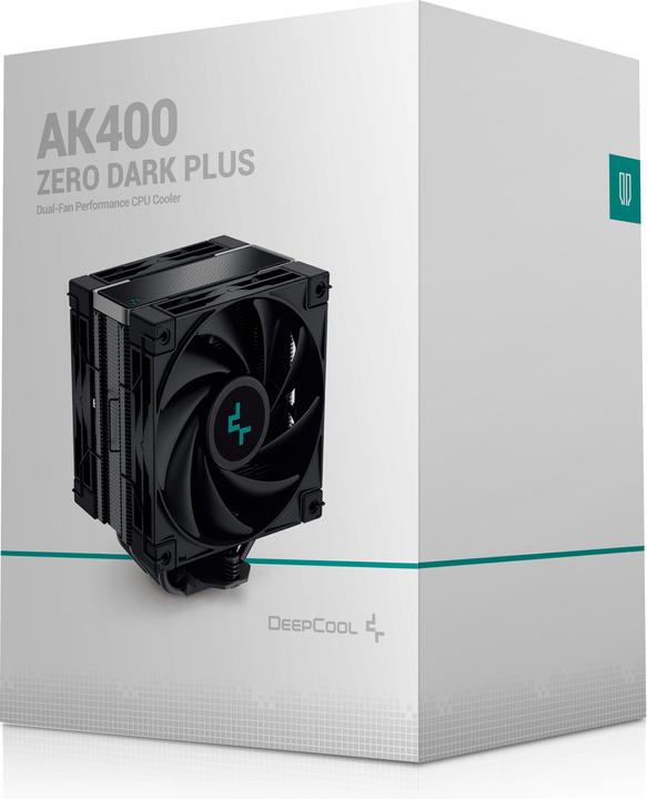 Actual product image Deepcool AK400 ZERO DARK PLUS (155 mm)