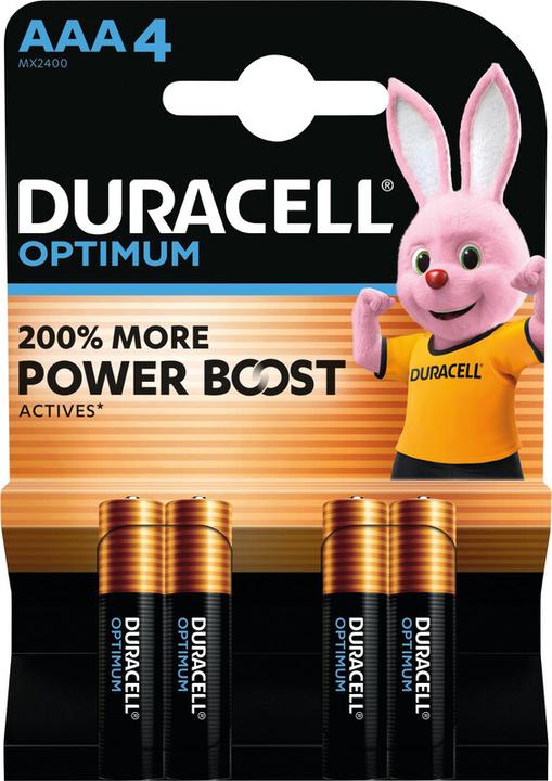 Actual product image Duracell Optimum 4-pack AAA batteries (4 pcs., AAA)