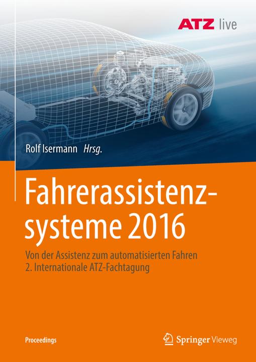 Actual product image Fahrerassistenzsysteme 2016 (Rolf Isermann, 2018)