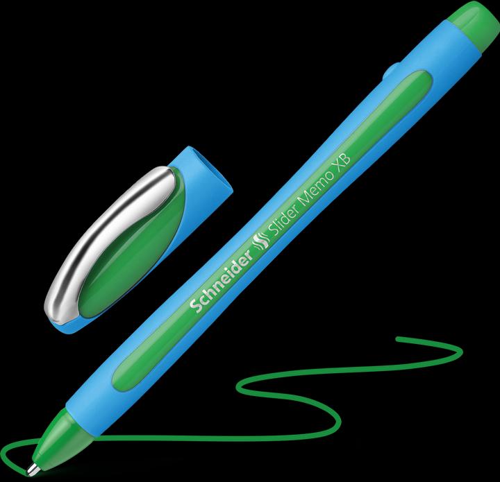 Produktbild Schneider Kugelschreiber Slider Memo (Grün, Blau, 1 x)