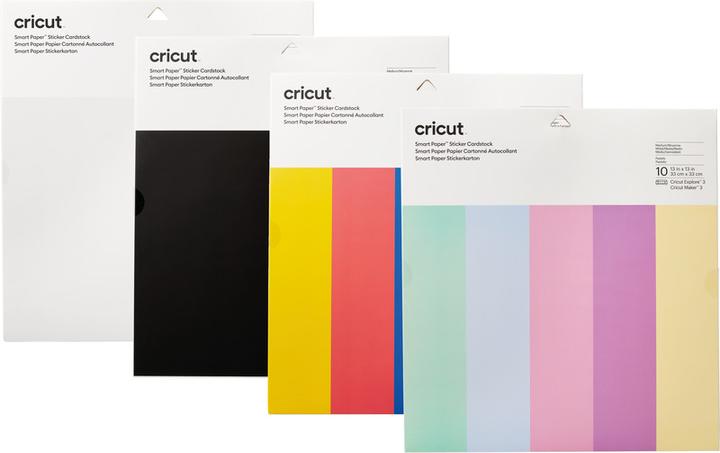 Actual product image Cricut Sticker paper Smart 30.5 x 30.5 cm, 10 sheets, multicoloured (210 g/m², 10 x)