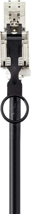 Actual product image Renkforce RJ45 network connection cable CAT 6a S/FTP LSZH 1 m with pull ring (S/FTP, CAT6a, 1 m)