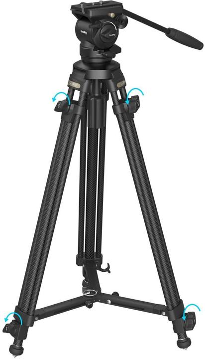 Immagine prodotto SmallRig Kit treppiede video leggero in fibra di carbonio AD-50 4685 (Carbonio)
