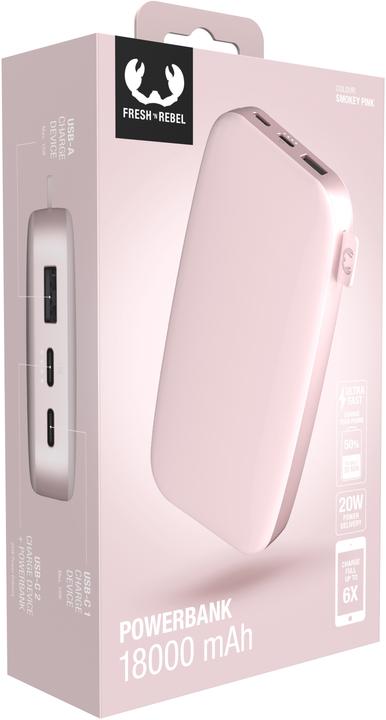 Produktbild Fresh'N Rebel Powerbank (18000 mAh, 20 W, 66.60 Wh)
