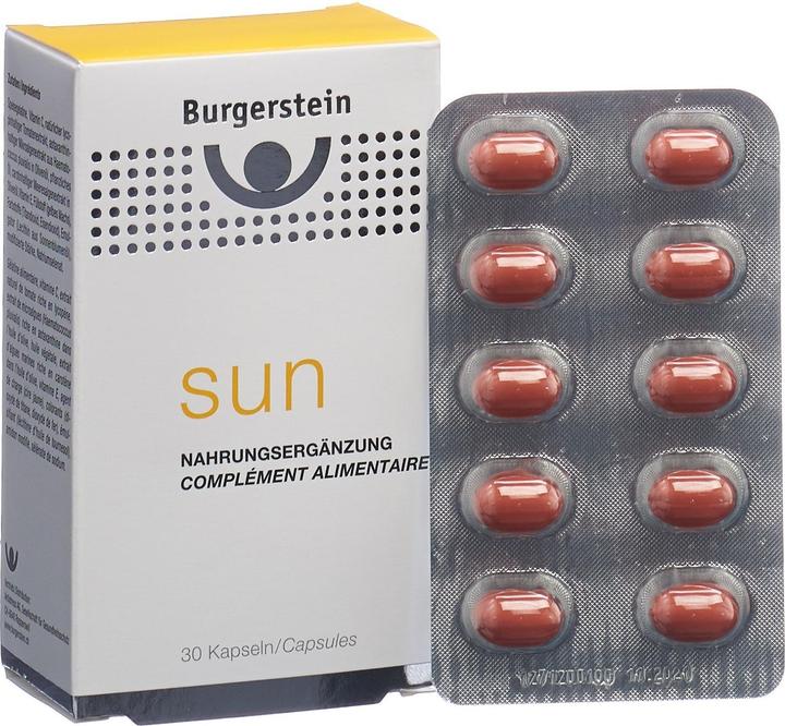 Produktbild Burgerstein Sun (30 Stück, Kapseln, 23 g)